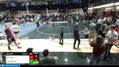 220 lbs Cons. Semi - Matyus McLain, Priest River vs Daren Airey, Mt. Spokane