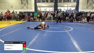 96 lbs Quarterfinal - Braydan McMullan, Neighborhood vs Kael White, Grain House