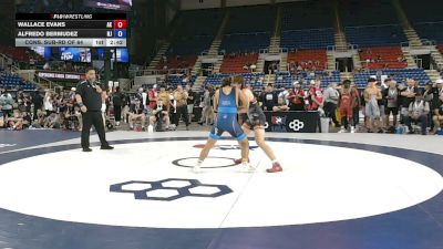 150 lbs Cons. Sub-rd Of 64 - Wallace Evans, Alaska vs Alfredo Bermudez, New Jersey