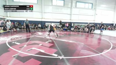 190 lbs Quarterfinal - Ethan Carpenter, Pursuit - HS vs Zach LaBryer, D1 Wrestling - HS
