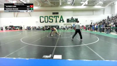 126 lbs Quarterfinal - Alfred Luna, Beaumont vs Nathan Itchon, Poly/Long Beach