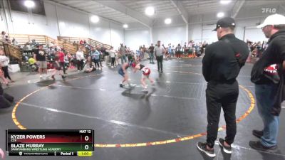 70 lbs Semifinal - Blaze Murray, Spartanburg Wrestling Academy vs Kyzer Powers, C2X