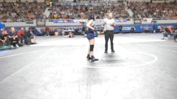140-D1 Champ. Round 1 - Serenity Spaulding, Desert Edge High School vs Abigail Bordonaro, Higley High School