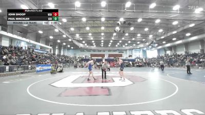 160 lbs Round 1 (3 Team) - Paul Minckler, Gouverneur Sr HS vs John Shoop, Wayne Sr HS