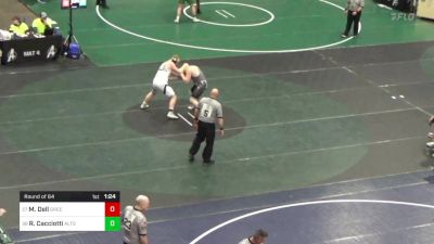 212 lbs Round Of 64 - Maximus Dell, Greenville vs Rocco Cacciotti, Altoona