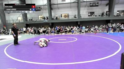 Junior Girls FS - 105 lbs Semis - Kiya Roe vs Leah Lopez, CA