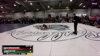 132 lbs Cons. Round 5 - Christian May, Littleton vs Noah Bridgewater, Erie