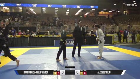 Alex Lee Trejo vs Branson Kai-Philip Mason 2025 Pan Kids Jiu-Jitsu IBJJF Championship