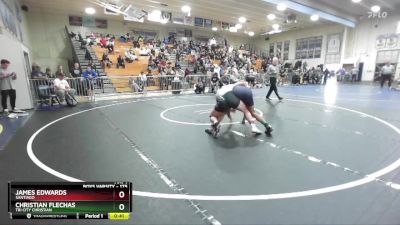 175 lbs Cons. Round 5 - James Edwards, Santiago vs Christian Flechas, Tri City Christian