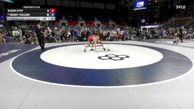 126 lbs Champ. Rd Of 64 - Elijah Hyet, IA vs Brady Collins, WI