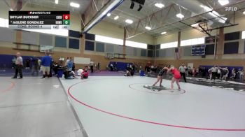 140lbs Cons. Round 4 - Jaslene Gonzalez, Kennewick (Girls) vs Skylar Buckner, Cheney (Girls)