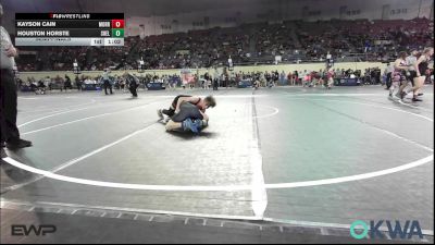 105 lbs Semifinal - Kayson Cain, Morrison Takedown Club vs Houston Horste, Shelton Wrestling Academy