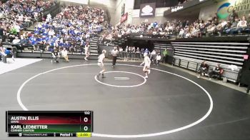 132 lbs Quarterfinal - Austin Ellis, Davis vs Karl Ledbetter, Corner Canyon