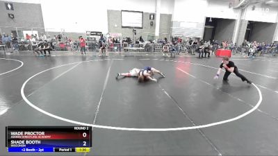 135 lbs Round 2 - Wade Proctor, Askren Wrestling Academy vs Shade Booth, Wisconsin