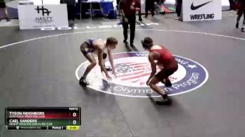 138 lbs Cons. Round 3 - Tyson Neighbors, Elite Force Wrestling Club vs Cael Sanders, Swamp Monsters Wrestling Club