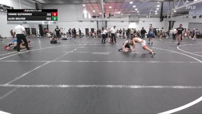 138 lbs Round 4 (6 Team) - Vinnie Gutierrez, JV All Stars vs Alek Belfer, Kraken Black
