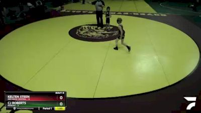 55 lbs Semis & 1st Wrestleback (8 Team) - CJ Roberts, Roseau vs Kelten Steen, Red Rock Central