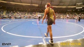 72 lbs Round Of 16 - Nataleigh Secrest, East Kansas Eagles vs Zanyah Keys, Team Aggression