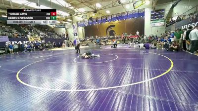 110 lbs Champ. Round 2 - Kaiden Livergood, Great Falls CMR vs Chase Davis, Corvallis