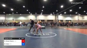 138 kg Quarterfinal - Sergio Sweet Saenz, Virginia vs Brandon Cody, Seminole County Wrestling Club