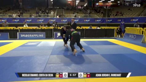 Nicolas Emanuel Costa Da Silva vs Adam Jordan E. Rhinehart 2026 Pan Jiu Jitsu IBJJF Championship