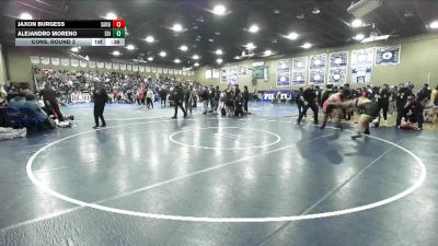 215 lbs Cons. Round 3 - Jaxon Burgess, Sanger vs Alejandro Moreno, Edison