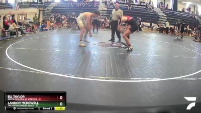 140 lbs Round 1 (6 Team) - Landon Mcdowell, The Untouchables Black vs Eli Taylor, South Paulding Jr Spartans