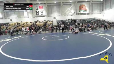 80 lbs Cons. Round 4 - Bryson Velasquez, Warrior Warehouse Wrestling vs Max Diaz, GPS Wrestling Club