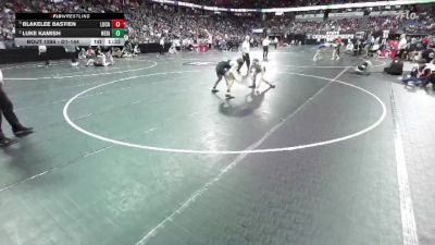 D1-144 lbs Semifinal - Blakelee Bastien, Luxemburg-Casco vs Luke Kamish, New Richmond