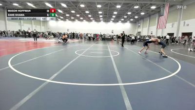 113 lbs Consi Of 32 #1 - Mason Hoffman, OK vs Zane Shama, NJ