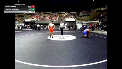 287 lbs Round Of 16 - Isaiah Beas, Madera vs Jacob Ruacho, Central