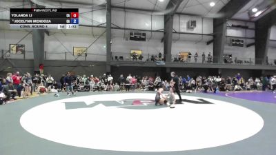 Junior Girls FS - 125 lbs Cons. Round 4 - Yolanda Li, CA vs Jocelynn Mendoza, CA