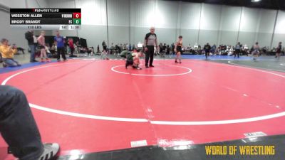 110 lbs Final - Wesston Allen, Wyoming Underground vs Brody Brandt, Full Circle 12U