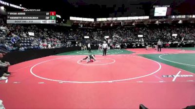 110 lbs Champ. Round 1 - Kenneth Bockelman, EMPA vs Ryan Addis, GFF3