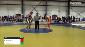 157 lbs Consi Of 32 #2 - Kevin Carlucci, Bridgewater vs Jolan Martori, Springfield Tech