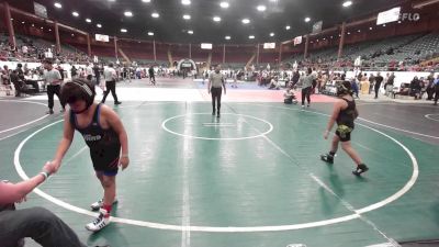 100 lbs 5th Place - Giovani Carrillo, Los Lunas Tigers vs Marcos Sanchez, New Mexico Punishers