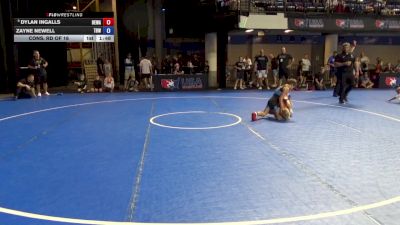 82 lbs Cons. Rd Of 16 - Dylan Ingalls, Berge Elite Wrestling Academy vs Zayne Newell, The Best Wrestler