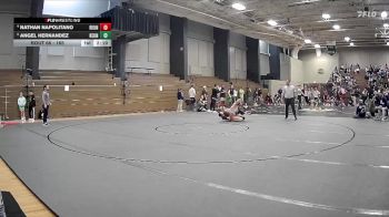 165 lbs Quarterfinal - Angel Hernandez, Keiser University vs Nathan Napolitano, Reinhardt University