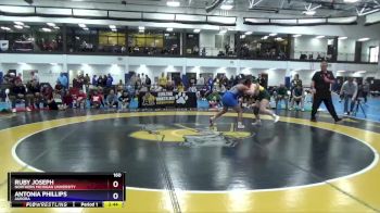 160 lbs Cons. Round 2 - Antonia Phillips, Aurora vs Ruby Joseph, Northern Michigan University