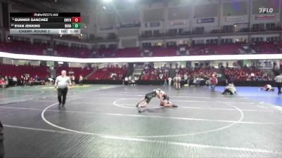 126 lbs Champ. Round 2 - Evan Jenkins, Borah vs Gunner Sanchez, Owyhee