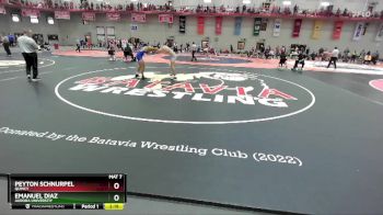 165 lbs Cons. Round 2 - Peyton Schnurpel, Quincy vs Emanuel Diaz, Aurora Universtiy