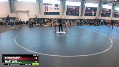 60-65 lbs 2nd Place Match - Antonio Barber, Texas Select Wrestling vs Keller Ward, Texas Elite Wrestling Club