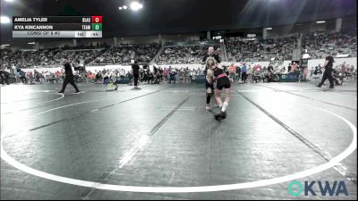 58 lbs Consi Of 8 #2 - Amelia Tyler, Black Fox Wrestling vs Kya Kincannon, Team Nomad