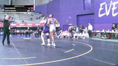 160 lbs Quarters & 1st Wb (16 Team) - Cheya Bishop, Aurora vs Talia Robles, Elmira College