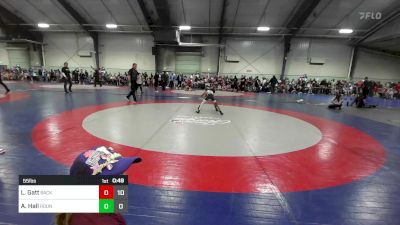 55 lbs Semifinal - Liam Gatt, Backyard Brawlers Wrestling Club - (A) vs Amazin' Hall, Roundtree Wrestling Academy - (A)