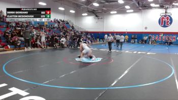 165 lbs Finals (2 Team) - Derek Giordano, Ursinus vs Clayton McDonough, Luther