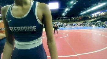 105 lbs Cons. Round 2 - Valentina Baluarte, Aquilla J. Morgan High School vs Roxell Ortado, Enterprise HS