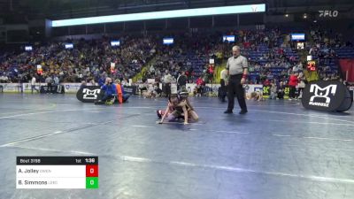 75 lbs Round Of 16 - Aubrey Jolley, Owen J. Roberts vs Braelynn Simmons, Leechburg