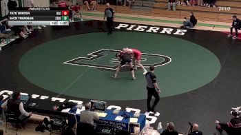 157 lbs Quarterfinals (8 Team) - Jace Thurman, Sturgis Brown vs Tate Winter, Rapid City Central