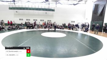 150 lbs Consi Of 4 - Alex Dombrowski, East Haven vs Amilio Venditti, Jonathan Law